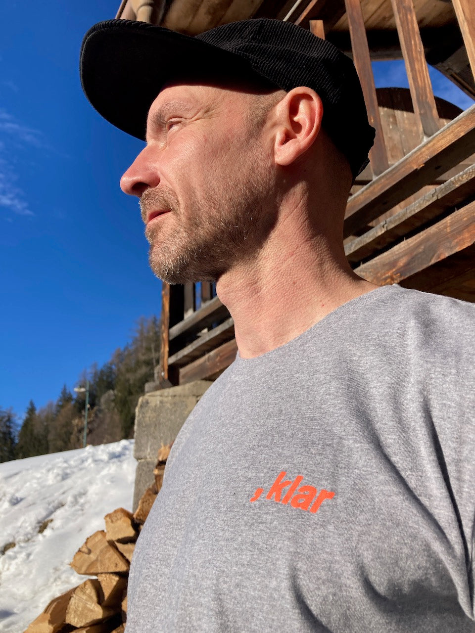 Le , klar Shirt - Grau