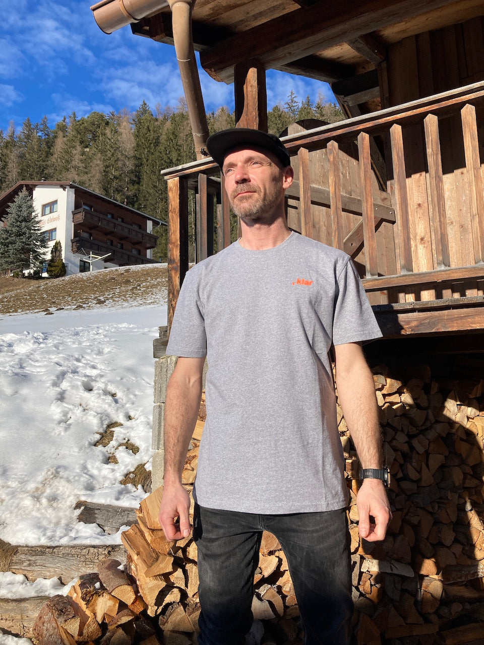 Le , klar Shirt - Grau