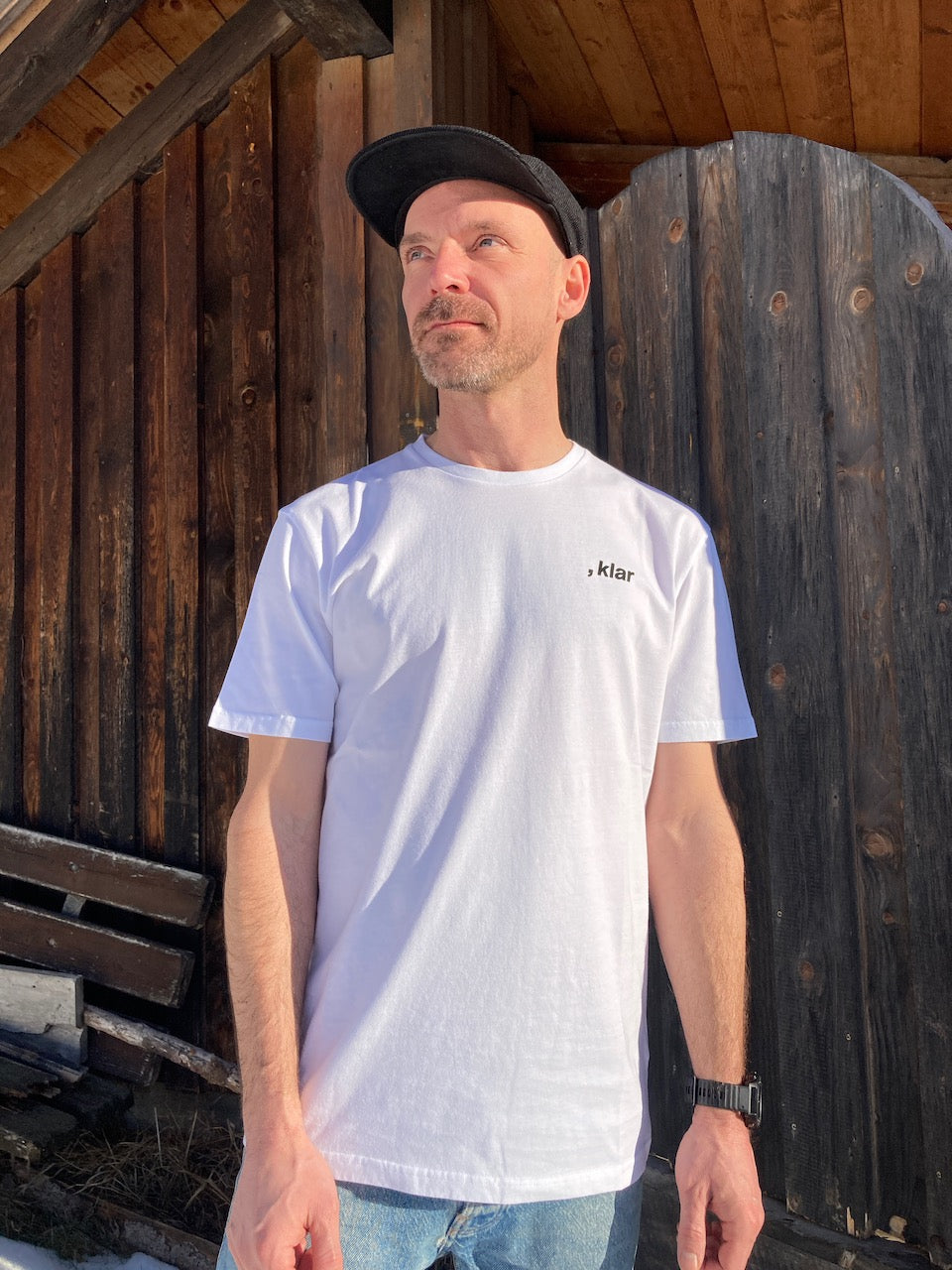 Le , klar Shirt - Weiß