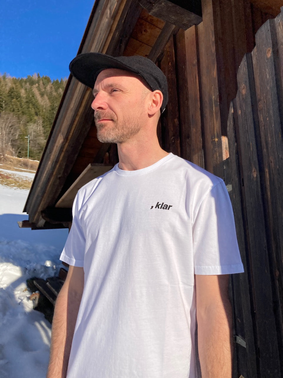 Le , klar Shirt - Weiß