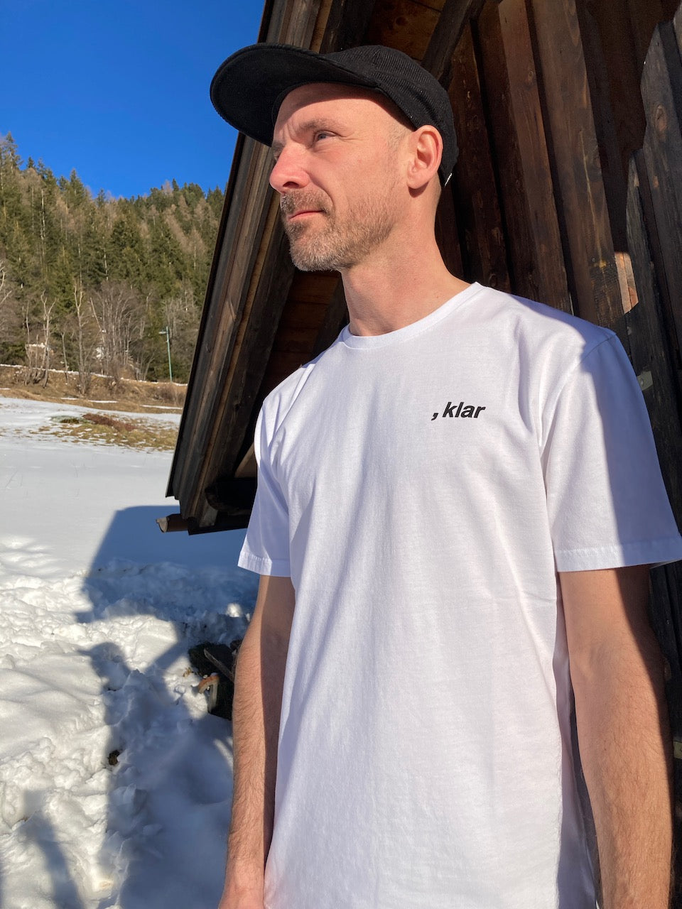 Le , klar Shirt - Weiß
